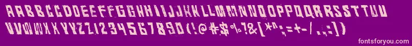 RhythmVino Font – Pink Fonts on Purple Background