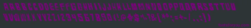 RhythmVino Font – Purple Fonts on Black Background