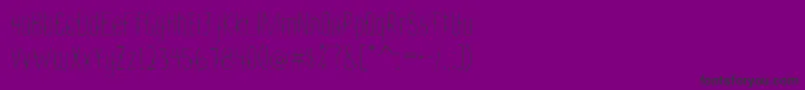 NadcSoundbeat Font – Black Fonts on Purple Background