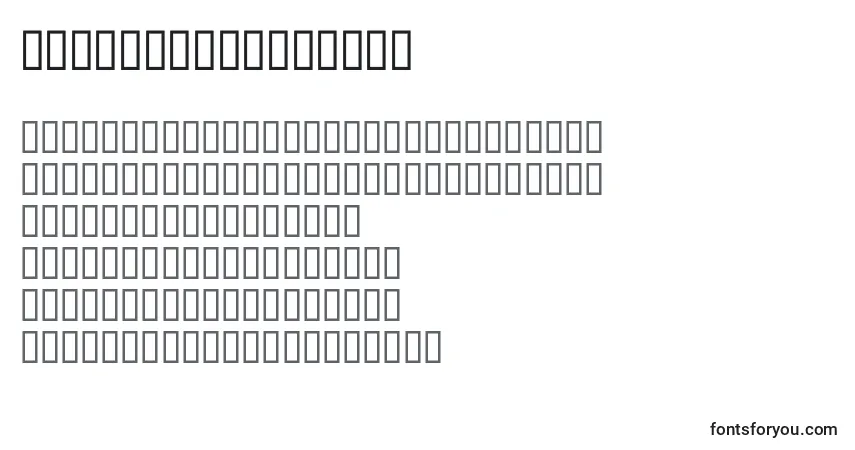 Шрифт P22DaVinciExtras – алфавит, цифры, специальные символы