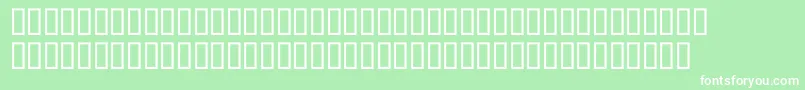 P22DaVinciExtras Font – White Fonts on Green Background