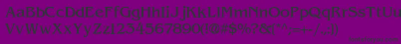 ExpressDecoLightSsiLight Font – Black Fonts on Purple Background