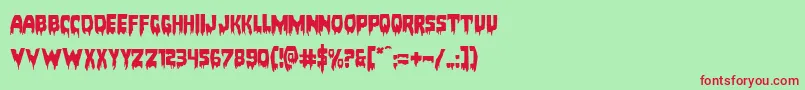 More about Bloodlustexpand Font Bloodlustexpand Font – Red Fonts on Green Background