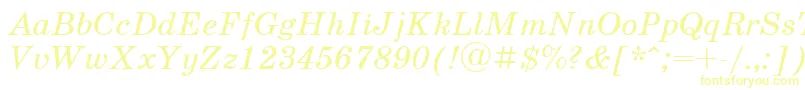 SchoolbookcItalic Font – Yellow Fonts