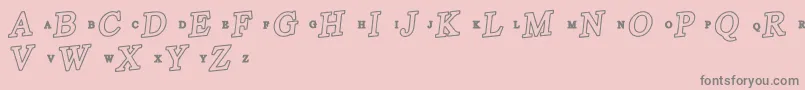 Подробнее о шрифте RetroSupermarket Шрифт RetroSupermarket – серые шрифты на розовом фоне
