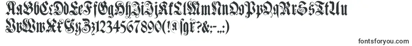 Muenchnerfraktur-fontti – julisteiden fontit