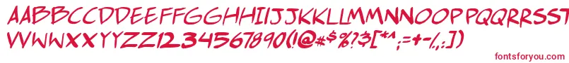 Comichustletbsital Font – Red Fonts