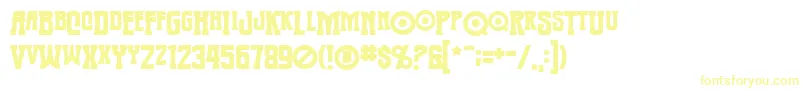 Lisätietoja Warmongerbb-fontista Warmongerbb-fontti – keltaiset fontit