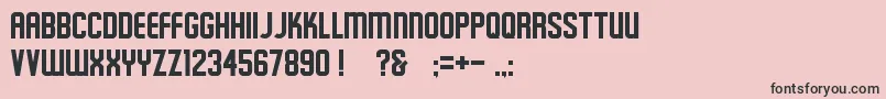 Schluber Font – Black Fonts on Pink Background