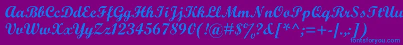 Lisätietoja ScriptmtstdBold-fontista ScriptmtstdBold-fontti – siniset fontit violetilla taustalla
