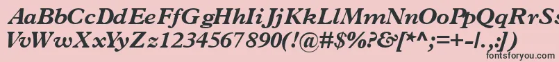 More about TerminusblacksskItalic Font TerminusblacksskItalic Font – Black Fonts on Pink Background