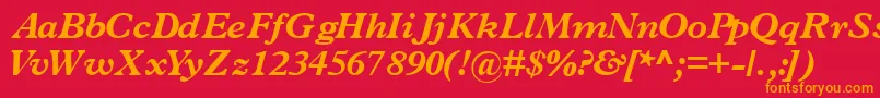 Подробнее о шрифте TerminusblacksskItalic Шрифт TerminusblacksskItalic – оранжевые шрифты на красном фоне