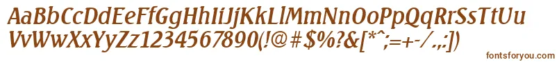 SeagullSerialRegularitalicDb Font – Brown Fonts