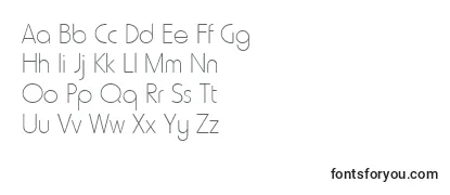 HammerThin Font