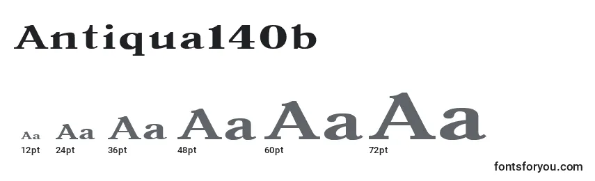 Antiqua140b Font Sizes