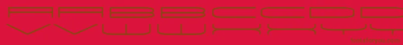More about Univox Font Univox Font – Brown Fonts on Red Background