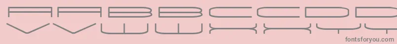 Univox Font – Gray Fonts on Pink Background