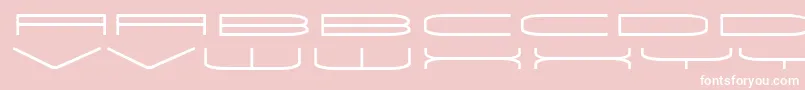 Univox Font – White Fonts on Pink Background