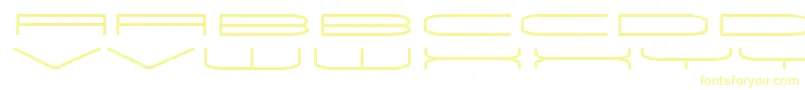 Univox Font – Yellow Fonts on White Background