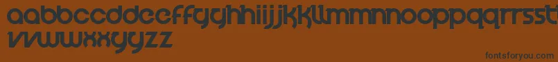 VelocityFont Font – Black Fonts on Brown Background