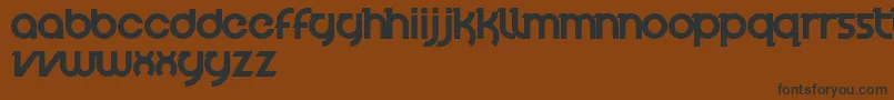 Шрифт VelocityFont – чёрные шрифты на коричневом фоне