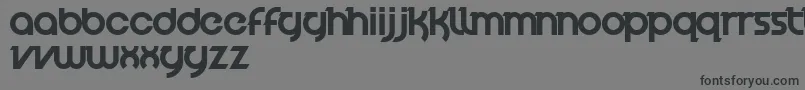 Шрифт VelocityFont – чёрные шрифты на сером фоне