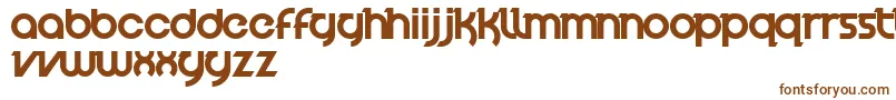 Шрифт VelocityFont – коричневые шрифты на белом фоне