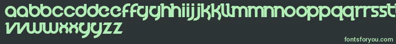 VelocityFont Font – Green Fonts on Black Background