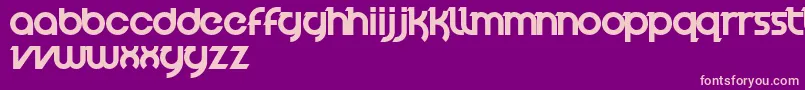VelocityFont Font – Pink Fonts on Purple Background