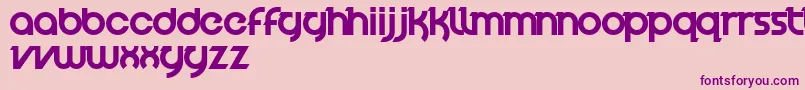 VelocityFont-fontti – violetit fontit vaaleanpunaisella taustalla