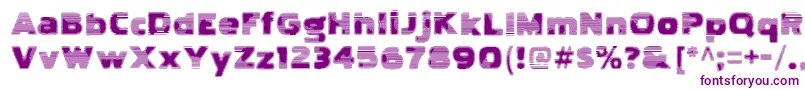 PakenhamtvRegular Font – Purple Fonts on White Background