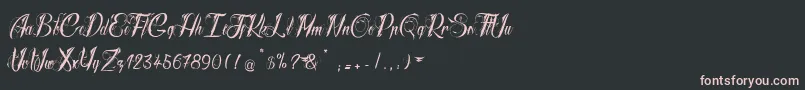 RadicalBeat2 Font – Pink Fonts on Black Background