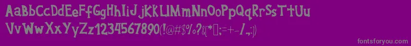 More about Willyoucallmyname Font Willyoucallmyname Font – Gray Fonts on Purple Background