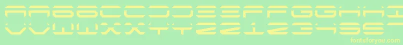 Torweltenmono Font – Yellow Fonts on Green Background