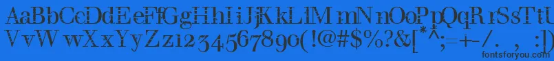 Bombu Font – Black Fonts on Blue Background
