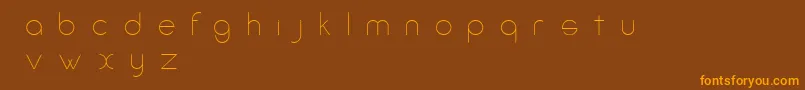 En savoir plus sur la police AmorinoBeta Police AmorinoBeta – polices orange sur fond brun