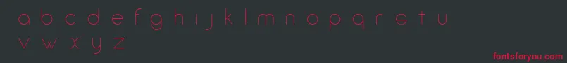 AmorinoBeta Font – Red Fonts on Black Background