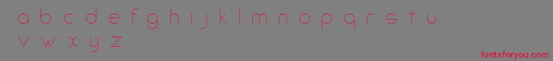 AmorinoBeta Font – Red Fonts on Gray Background