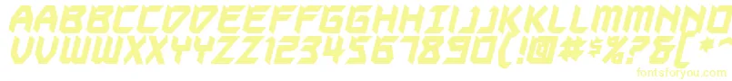 AutodestructBbBold Font – Yellow Fonts
