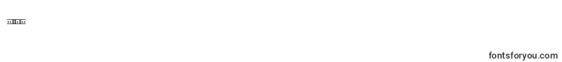 BinaryX01sBrk Font – Fonts for Digit 4