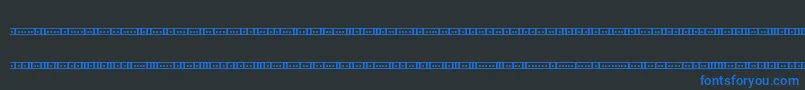 BinaryX01sBrk Font – Blue Fonts on Black Background