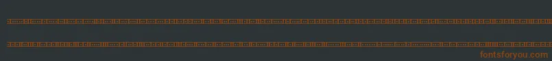 BinaryX01sBrk Font – Brown Fonts on Black Background