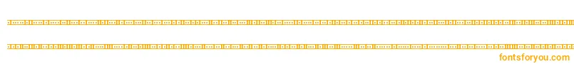 BinaryX01sBrk Font – Orange Fonts on White Background