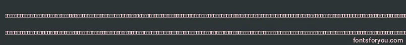 BinaryX01sBrk Font – Pink Fonts on Black Background