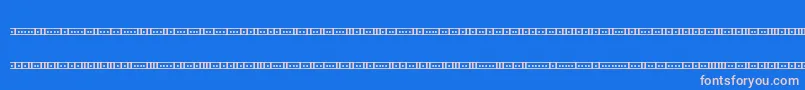 BinaryX01sBrk Font – Pink Fonts on Blue Background