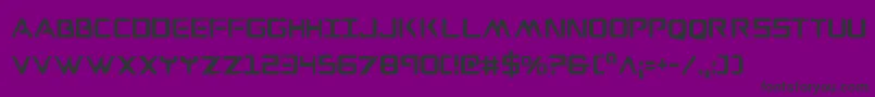 Wareaglec Font – Black Fonts on Purple Background