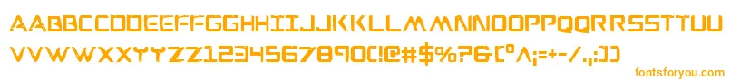 Wareaglec Font – Orange Fonts on White Background