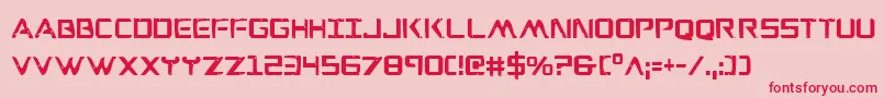 Wareaglec Font – Red Fonts on Pink Background