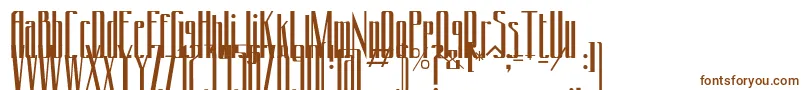 Шрифт Conydecor – коричневые шрифты