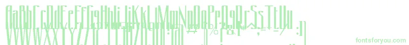 フォントConydecor – 白い背景に緑のフォント